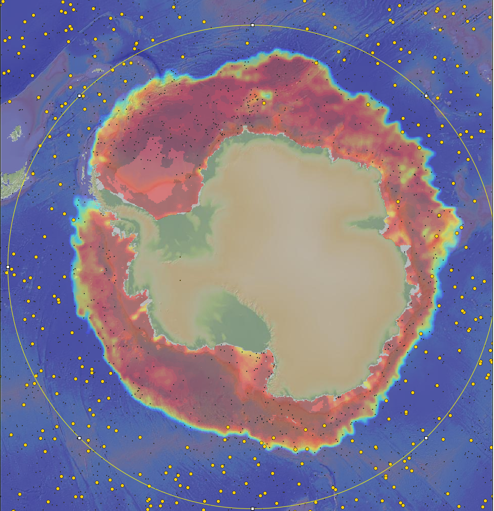 Antarctic floats 